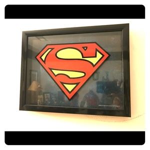Framed Superhero Print Set